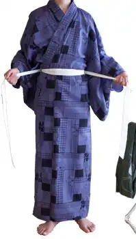 Basic dressing of Men's Yukata